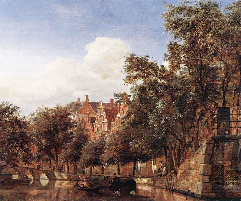 HEYDEN, Jan van der View of the Herengracht, Amsterdam Germany oil painting art